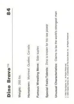 Back of Dino Bravo