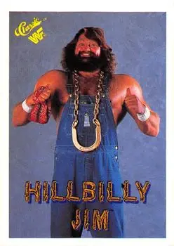 1989 Classic WWF #92 Hillbilly Jim