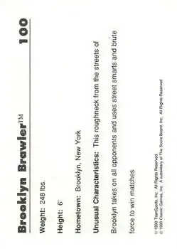 Back of Brooklyn Brawler