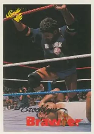 1989 Classic WWF #100 Brooklyn Brawler