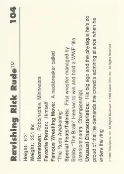 Back of Ravishing Rick Rude