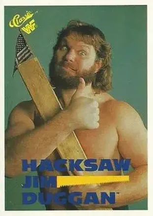 1989 Classic WWF #110 Hacksaw Jim Duggan