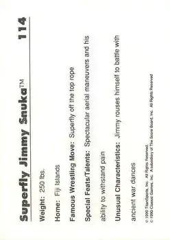 Back of Superfly Jimmy Snuka