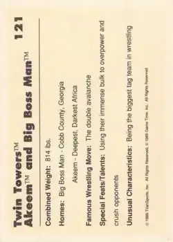 Back of Card #121