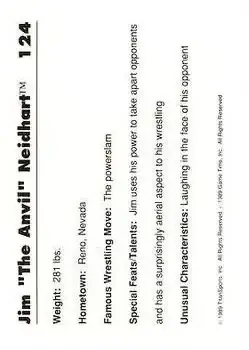 Back of Jim "The Anvil" Neidhart