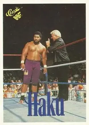 1989 Classic WWF #135 Haku
