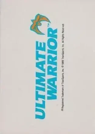 1989 Classic WWF #154 The Ultimate Warrior