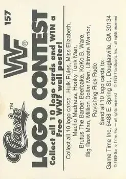 Back of Card #157