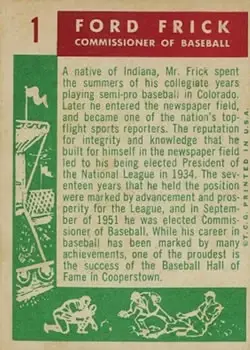 Back of Ford Frick