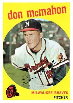 1959 Topps #3 Don McMahon
