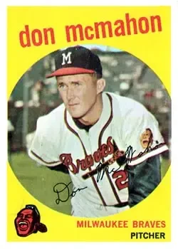 1959 Topps #3 Don McMahon
