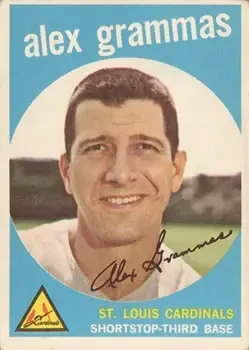 1959 Topps #6 Alex Grammas