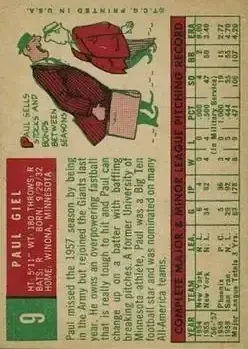 Back of Paul Giel