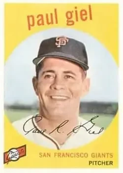 1959 Topps #9 Paul Giel