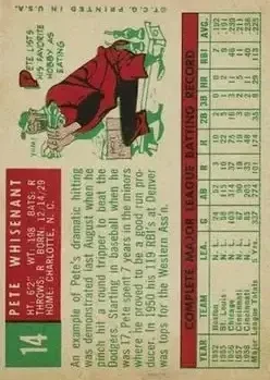 Back of Pete Whisenant