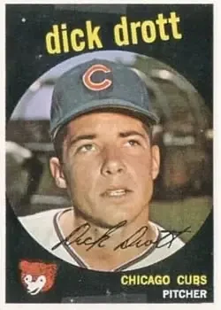 1959 Topps #15 Dick Drott