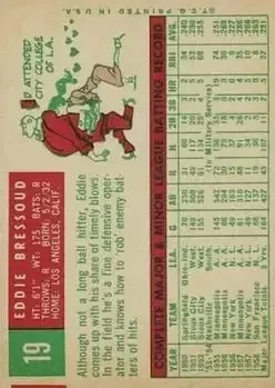 Back of Eddie Bressoud