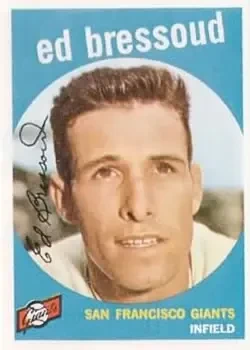 1959 Topps #19 Eddie Bressoud