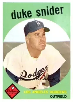 Front of Edwin "Duke" Snider
