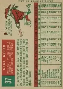 Back of Gene Green