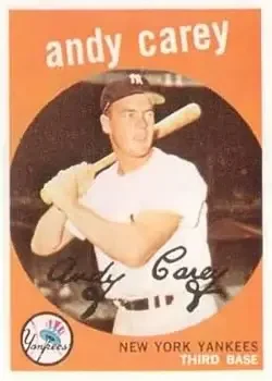 Front of Andy Carey