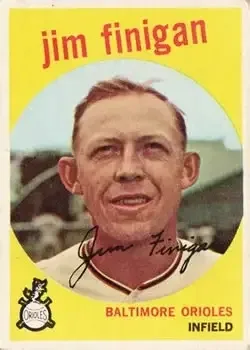 1959 Topps #47 Jim Finigan