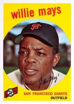 1959 Topps #50 Willie Mays