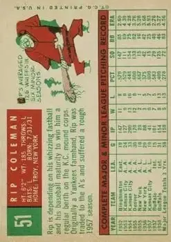 Back of Rip Coleman