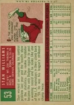 Back of Stan Williams