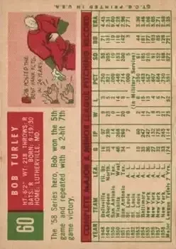 Back of Bob Turley