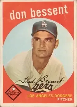 1959 Topps #71 Don Bessent