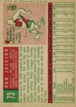 Back of Ron Jackson