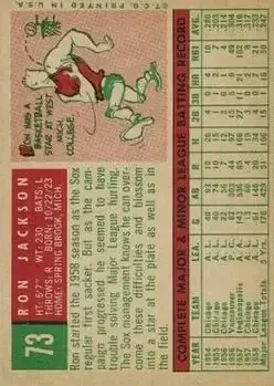 Back of Ron Jackson