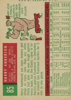 Back of Harry Anderson