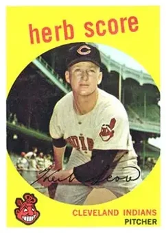 1959 Topps #88 - Herb Score - Cleveland Indians