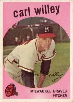 1959 Topps #95 Carlton Willey
