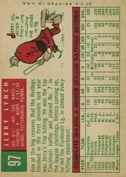 Back of Jerry Lynch