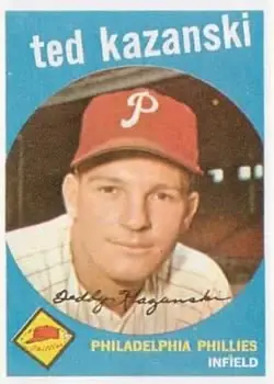 1959 Topps #99 Ted Kazanski