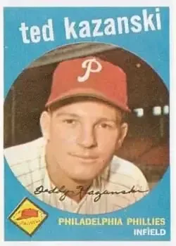 1959 Topps #99 Ted Kazanski