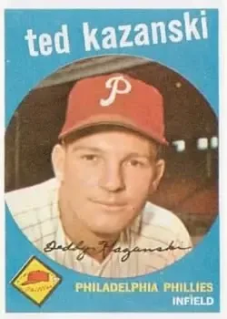 1959 Topps #99 Ted Kazanski