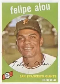 1959 Topps #102 Felipe Alou