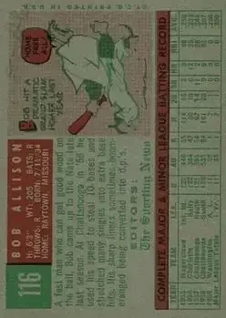 Back of Bob Allison