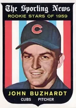 1959 Topps #118 John Buzhardt