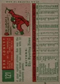 Back of Bob Conley