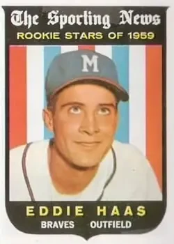 1959 Topps #126 Eddie Haas