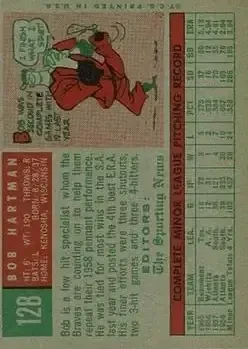 Back of Bob Hartman
