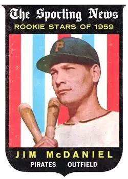 1959 Topps #134 Jim McDaniel