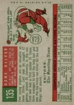 Back of Gene Oliver