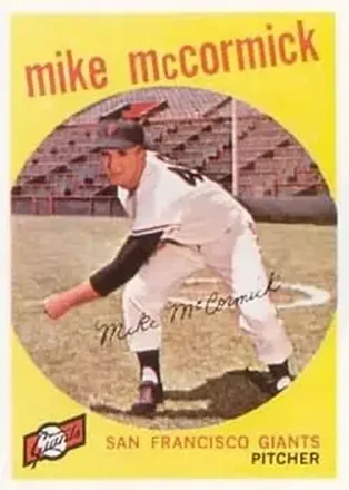 1959 Topps #148 Mike McCormick