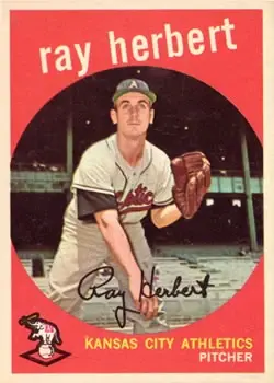 1959 Topps #154 Ray Herbert